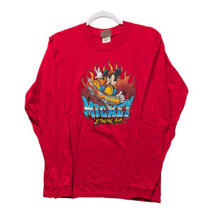 90s / Y2K Mickey X-Treme Air Skate Youth Long Sleeve T-shirt